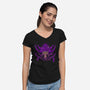 Sword Style Demon-Womens-V-Neck-Tee-grevalra