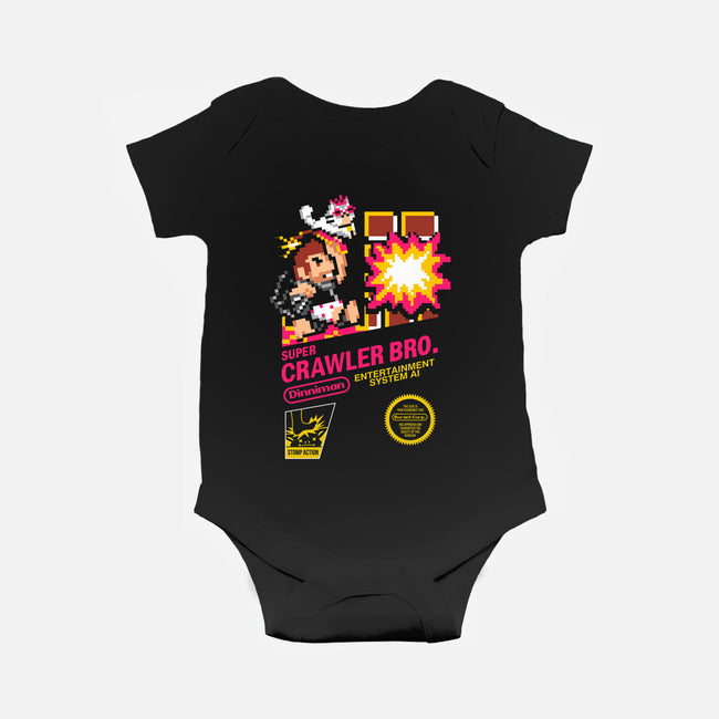 Super Crawler Bro-Baby-Basic-Onesie-demonigote