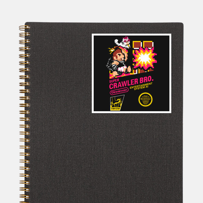 Super Crawler Bro-None-Glossy-Sticker-demonigote
