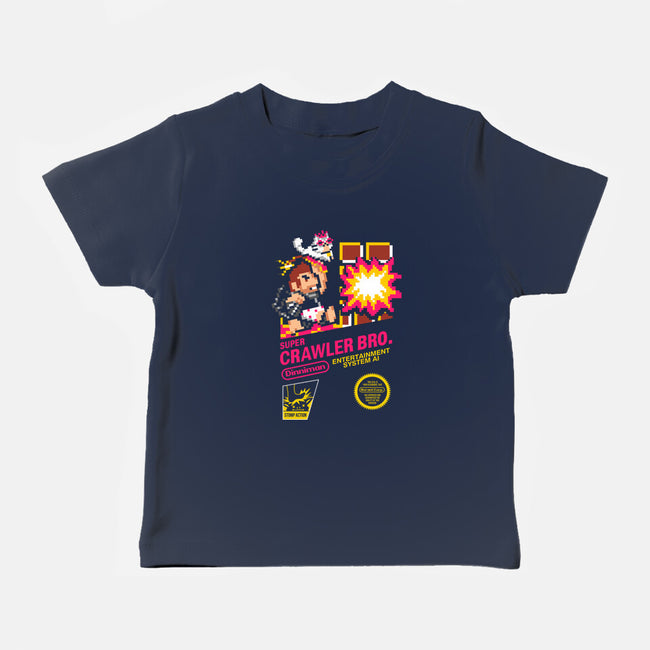 Super Crawler Bro-Baby-Basic-Tee-demonigote