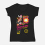 Super Crawler Bro-Womens-V-Neck-Tee-demonigote