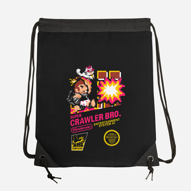 Super Crawler Bro-None-Drawstring-Bag-demonigote