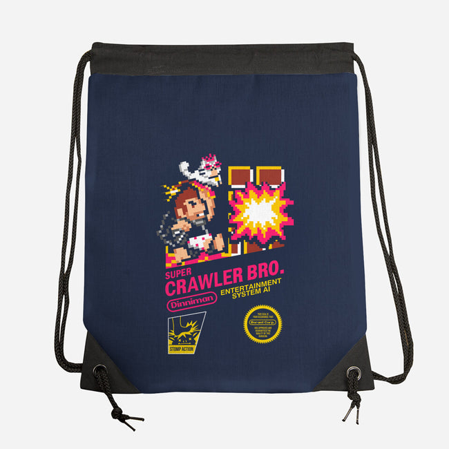 Super Crawler Bro-None-Drawstring-Bag-demonigote
