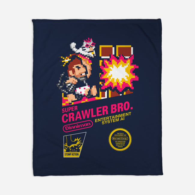 Super Crawler Bro-None-Fleece-Blanket-demonigote