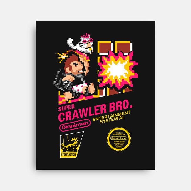 Super Crawler Bro-None-Stretched-Canvas-demonigote