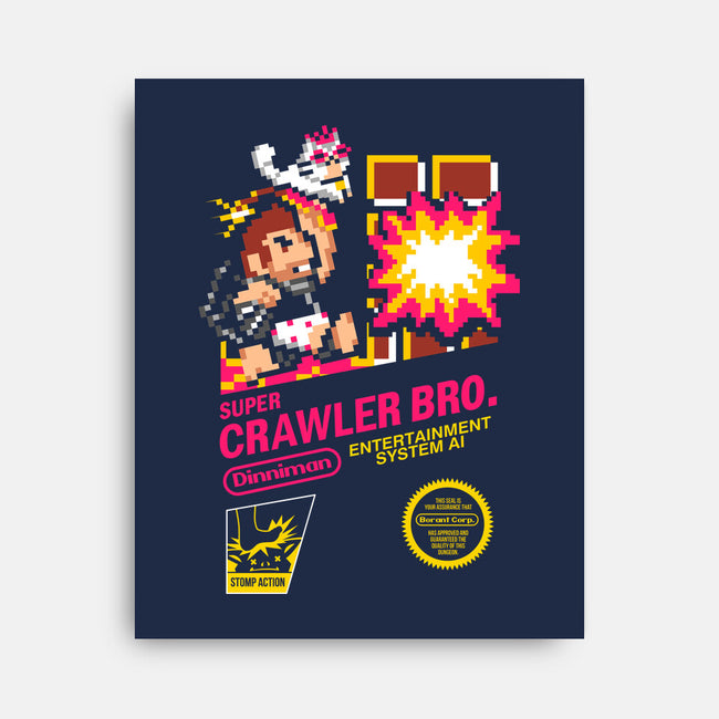 Super Crawler Bro-None-Stretched-Canvas-demonigote
