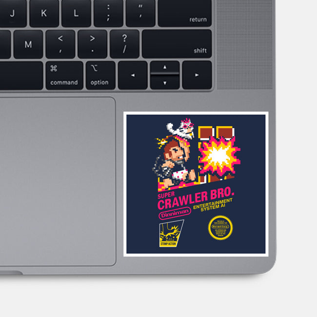 Super Crawler Bro-None-Glossy-Sticker-demonigote