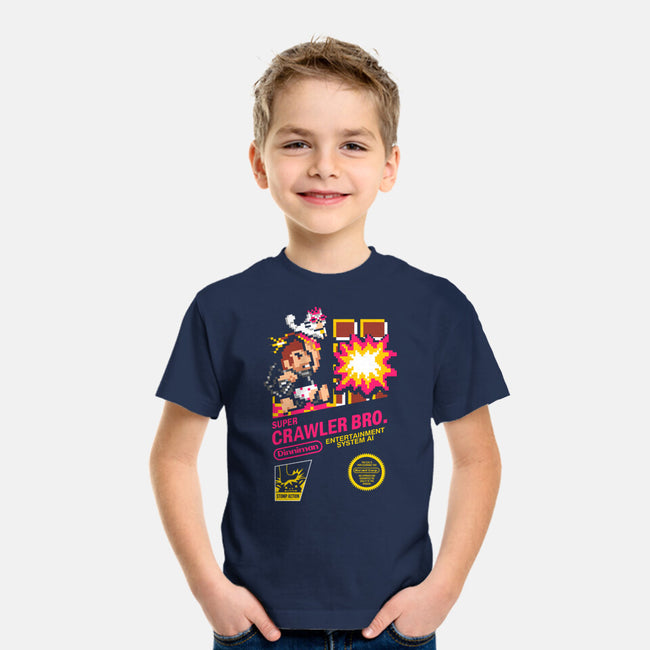 Super Crawler Bro-Youth-Basic-Tee-demonigote