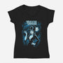 The Undead-Womens-V-Neck-Tee-P1yu5h