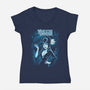 The Undead-Womens-V-Neck-Tee-P1yu5h
