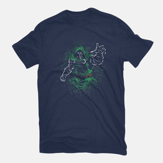 Doom Line-Womens-Fitted-Tee-nickzzarto