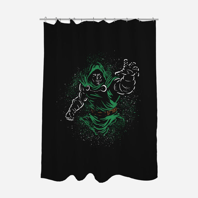 Doom Line-None-Polyester-Shower Curtain-nickzzarto