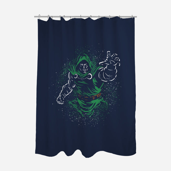 Doom Line-None-Polyester-Shower Curtain-nickzzarto