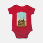 Happiness Is Beep Beep-Baby-Basic-Onesie-DrawnByBryan