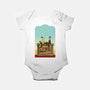 Happiness Is Beep Beep-Baby-Basic-Onesie-DrawnByBryan