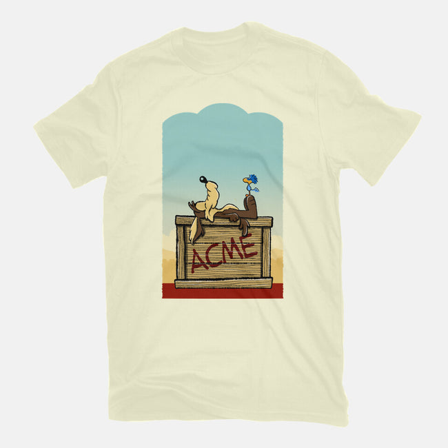 Happiness Is Beep Beep-Mens-Basic-Tee-DrawnByBryan