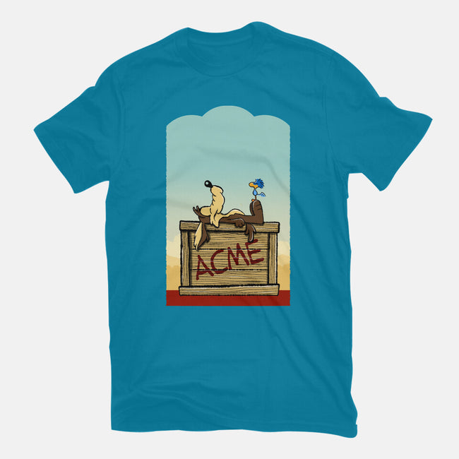 Happiness Is Beep Beep-Womens-Basic-Tee-DrawnByBryan