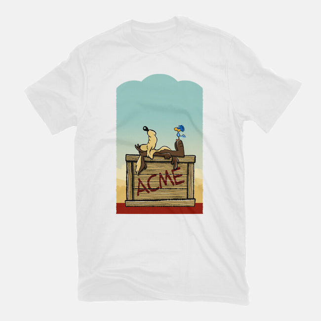 Happiness Is Beep Beep-Mens-Basic-Tee-DrawnByBryan