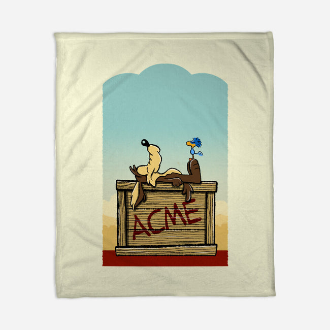 Happiness Is Beep Beep-None-Fleece-Blanket-DrawnByBryan