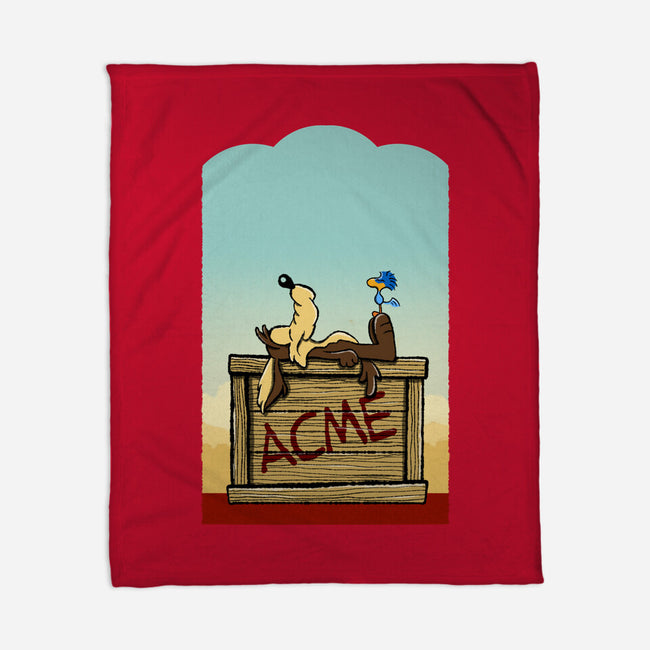 Happiness Is Beep Beep-None-Fleece-Blanket-DrawnByBryan