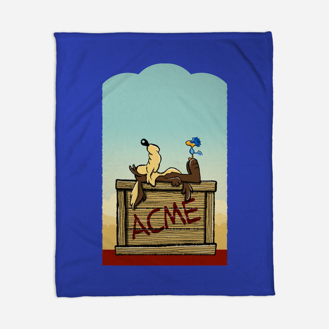 Happiness Is Beep Beep-None-Fleece-Blanket-DrawnByBryan
