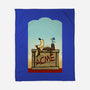 Happiness Is Beep Beep-None-Fleece-Blanket-DrawnByBryan