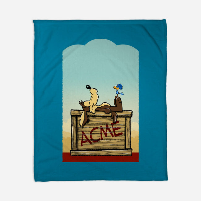 Happiness Is Beep Beep-None-Fleece-Blanket-DrawnByBryan