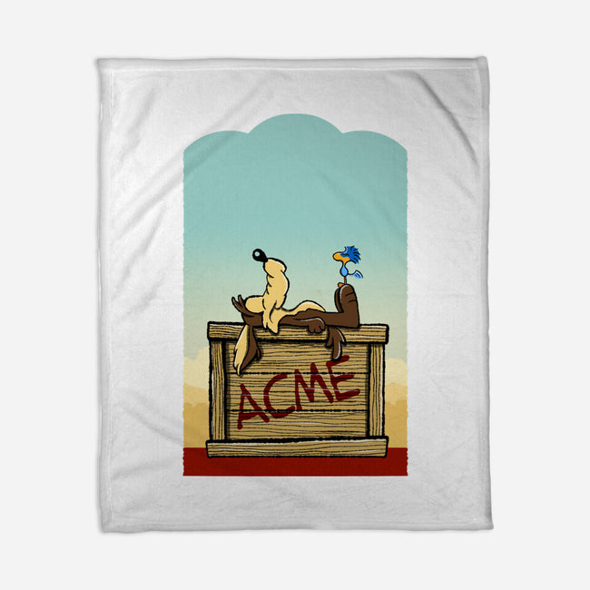 Happiness Is Beep Beep-None-Fleece-Blanket-DrawnByBryan