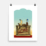 Happiness Is Beep Beep-None-Matte-Poster-DrawnByBryan