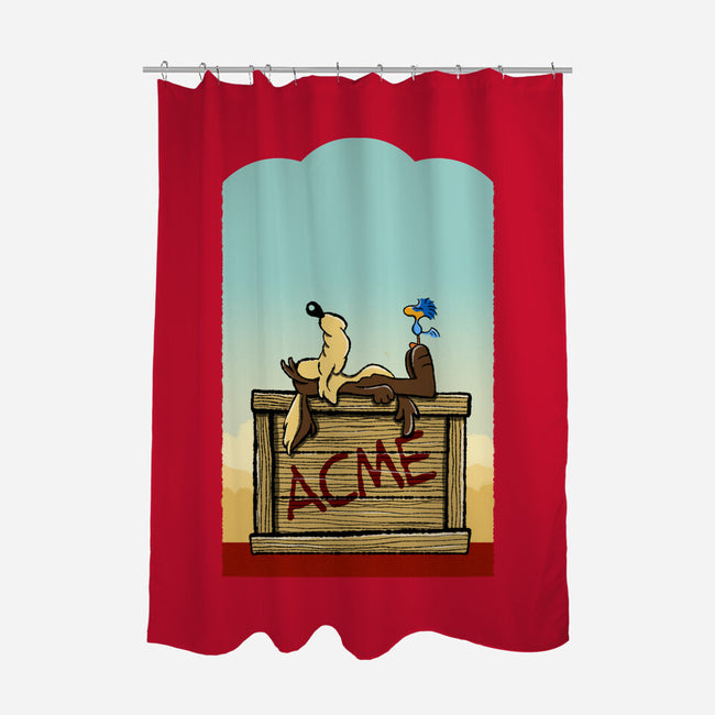 Happiness Is Beep Beep-None-Polyester-Shower Curtain-DrawnByBryan