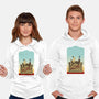 Happiness Is Beep Beep-Unisex-Pullover-Sweatshirt-DrawnByBryan