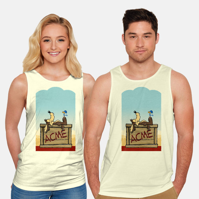 Happiness Is Beep Beep-Unisex-Basic-Tank-DrawnByBryan