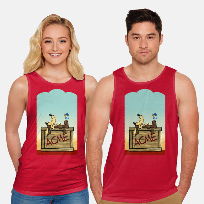 Happiness Is Beep Beep-Unisex-Basic-Tank-DrawnByBryan