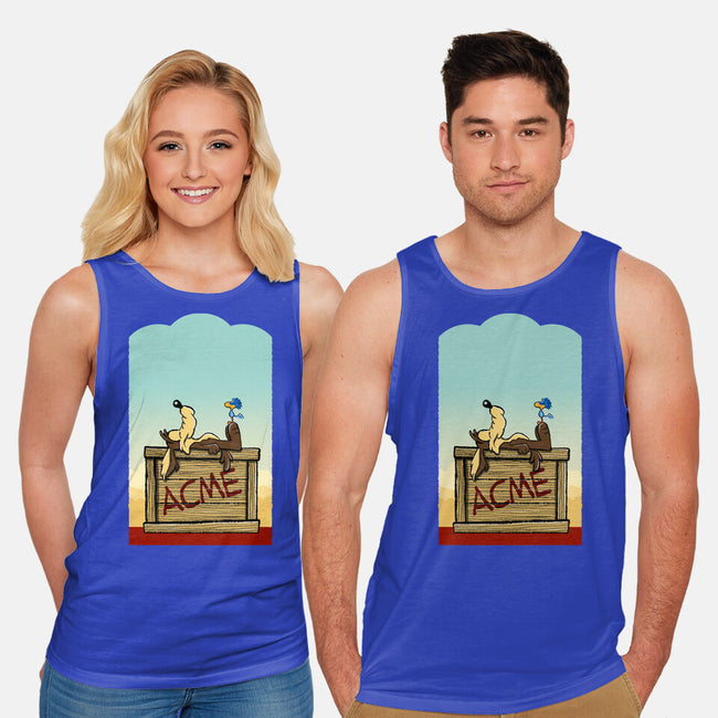Happiness Is Beep Beep-Unisex-Basic-Tank-DrawnByBryan
