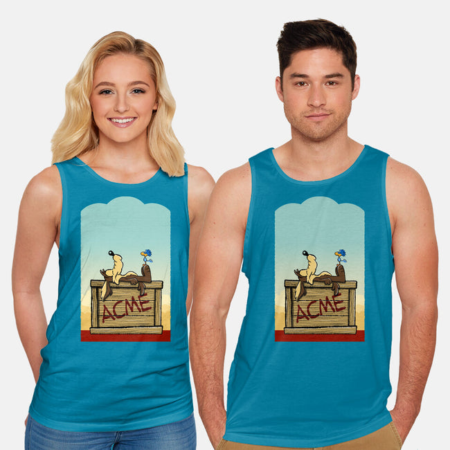 Happiness Is Beep Beep-Unisex-Basic-Tank-DrawnByBryan