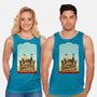 Happiness Is Beep Beep-Unisex-Basic-Tank-DrawnByBryan