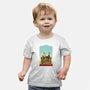 Happiness Is Beep Beep-Baby-Basic-Tee-DrawnByBryan