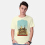 Happiness Is Beep Beep-Mens-Basic-Tee-DrawnByBryan