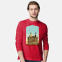 Happiness Is Beep Beep-Mens-Long Sleeved-Tee-DrawnByBryan