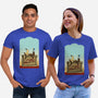 Happiness Is Beep Beep-Unisex-Basic-Tee-DrawnByBryan