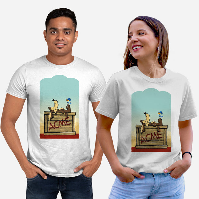 Happiness Is Beep Beep-Unisex-Basic-Tee-DrawnByBryan