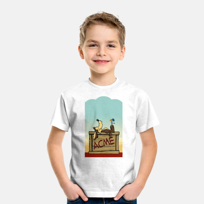 Happiness Is Beep Beep-Youth-Basic-Tee-DrawnByBryan