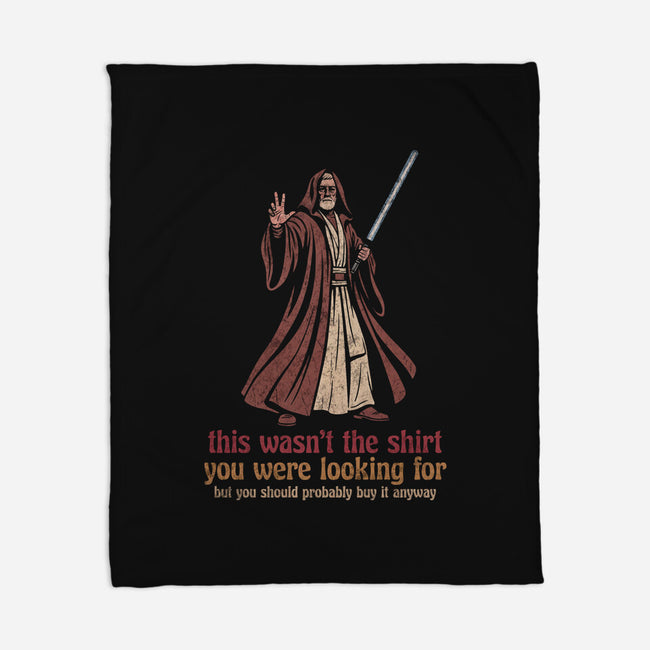 Jedi Shirt Trick-None-Fleece-Blanket-milasneeze
