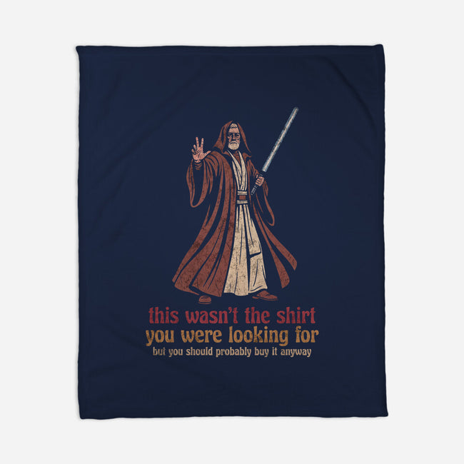 Jedi Shirt Trick-None-Fleece-Blanket-milasneeze