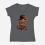 Archaeology Adventure-Womens-V-Neck-Tee-milasneeze