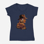 Archaeology Adventure-Womens-V-Neck-Tee-milasneeze