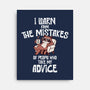 Advice And Consequences-None-Stretched-Canvas-benyamine12