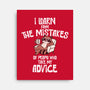 Advice And Consequences-None-Stretched-Canvas-benyamine12