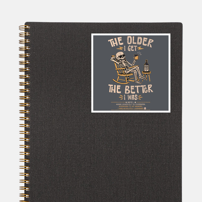 The Better I Was-None-Glossy-Sticker-benyamine12