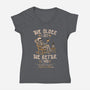 The Better I Was-Womens-V-Neck-Tee-benyamine12